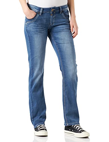 Timezone Damen Slim Tahila Jogg Straight Jeans, Blau (Blue Denim Wash 3041), 30W / 34L EU von Timezone