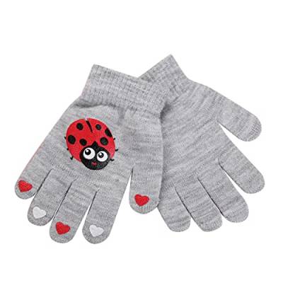 TinaDeer Baby Mädchen Jungen Cartoon Strickhandschuhe Kleinkind Kinder Fingerhandschuhe Herbst Winter Warme Gestrickte Finger Handschuhe Strick Winterhandschuhe Skihandschuhe (Grau, 11×6cm) von TinaDeer