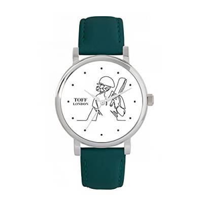 Toff London Cricket-Schlagmann-Uhr von Toff London