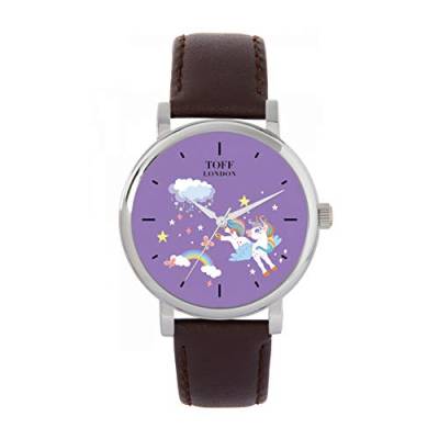 Toff London Einhorn Regenbogenwolkenuhr von Toff London