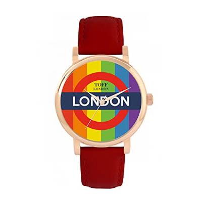 Toff London Mehrfarbige Underground-Uhr von Toff London