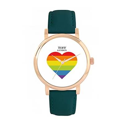 Toff London Pride Regenbogenherzuhr von Toff London