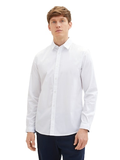 TOM TAILOR Langarmhemd, mit 2-Knopf-Verschluss am Ärmel von Tom Tailor