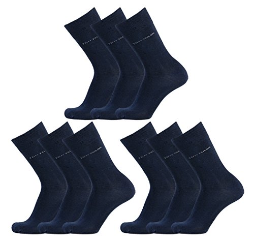 Tom Tailor 9 Paar Business Socken Größe: 39-42 Farbe: Blau von TOM TAILOR