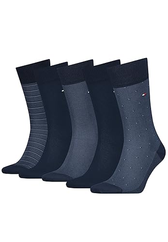 Tommy Hilfiger 5 Paar Herren TH Men Giftbox BIRDEY 5P Gr. 39-46 Business Socken Geschenkbox, Farbe:Black, Socken & Strümpfe:43-46 von Tommy Hilfiger