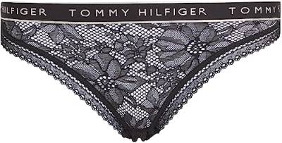 Tommy Hilfiger Damen Bikini (EXT. Sizes) UW0UW04992 Unterhosen, Schwarz (Black), S von Tommy Hilfiger