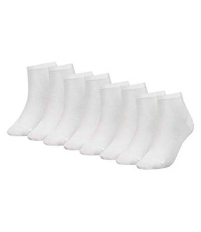 Tommy Hilfiger Damen Casual Short Socken 8er Pack, Größe:39-42;Farbe:White (300) von Tommy Hilfiger