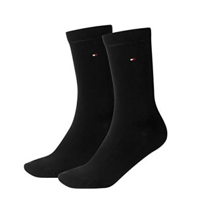 Tommy Hilfiger Damen Socken Casual 4er Pack, Größe:39-42;Farbe:black von Tommy Hilfiger