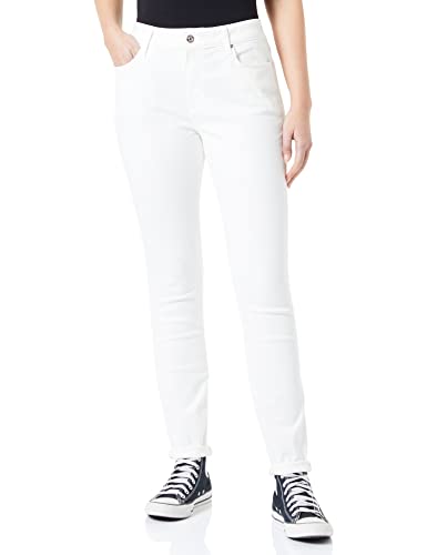 Tommy Hilfiger Damen Jeans TH Flex Harlem Skinny High Waist, Weiß (Ecru), 34W / 28L von Tommy Hilfiger