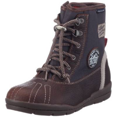 Tommy Hilfiger FB8FB01366 MILO 2, Jungen Stiefel, Beige (LT TAUPE / DARK BROWN 233), EU 28 von Tommy Hilfiger