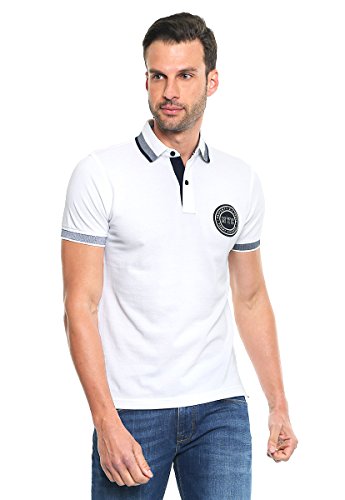 Tommy Hilfiger Herren ABIA Polo S/S RF Poloshirt, Weiß (Bright White 100), Medium von Tommy Hilfiger