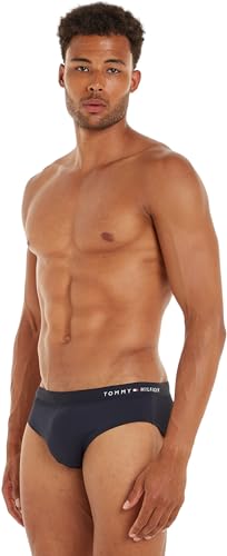 Tommy Hilfiger Herren Brief Um0um03206 Unterhosen, Blau (Desert Sky), M EU von Tommy Hilfiger