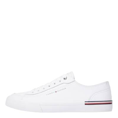 Tommy Hilfiger Herren Sneaker Schuhe, Weiß (White), 40 von Tommy Hilfiger