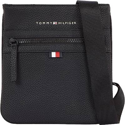 Tommy Hilfiger Herren Umhängetasche Essential PU Mini Crossover Klein, Schwarz (Black), Einheitsgröße von Tommy Hilfiger