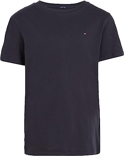 Tommy Hilfiger Jungen T-Shirt Kurzarm Rundhalsausschnitt, Blau (Sky Captain), 4 Jahre von Tommy Hilfiger