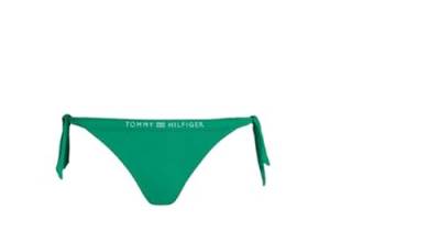 Tommy Hilfiger Side Tie Bikini UW0UW05260L4B Damen Bikinihose in grün (DE/NL/SE/PL, Alphanumerisch, L, Regular, Regular, Standard, Grün (L4B)) von Tommy Hilfiger