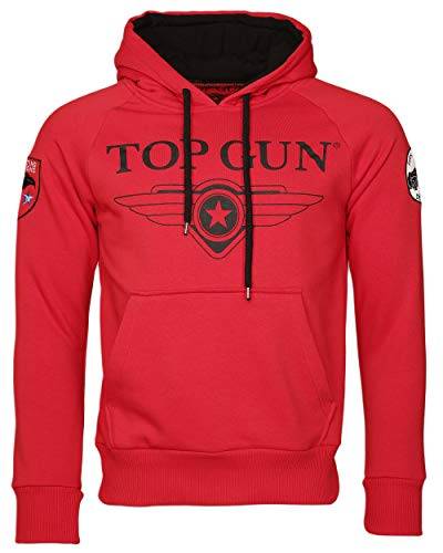 Top Gun Herren Hoodie Defender Tg20191012 Red,S von Top Gun