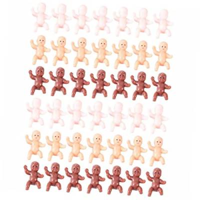 Toyvian 120st Babyspielzeug Aus Kunststoff Kuchen Spielzeuge Eiswürfel Badewanne Spielzeug Duschspiel Spielzeug Badespielzeug Aus Kunststoff Mini-Baby Puppe Puppe Plastik Modellieren von Toyvian