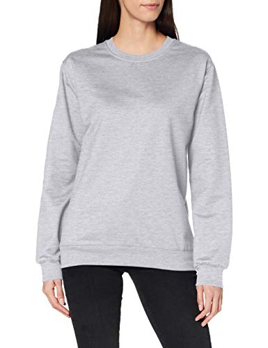 Trigema Damen 574501 Sweatshirt, Grau (Hellgrau, 48 (Herstellergröße: XL) von Trigema