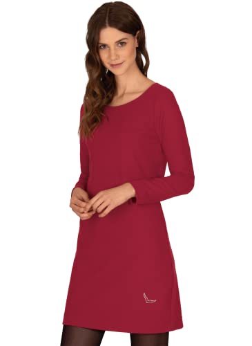 Trigema Damen 576811121 Formales Kleid, Rubin, L von Trigema