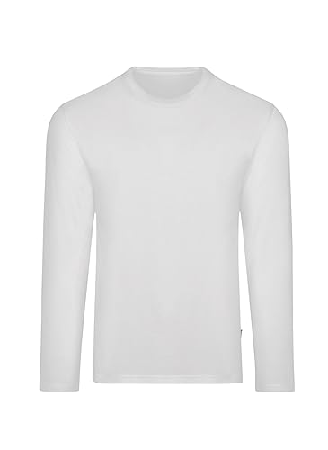 Trigema Damen 536501 Langarmshirt, Weiß (Weiß 001), XXXL von Trigema