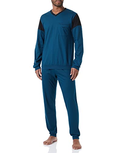 Trigema Herren 637708S Pyjamaset, Saphir, S von Trigema