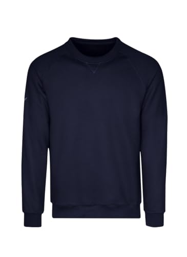 Trigema Herren 675501 Sweatshirt, Blau (Navy 046), Small von Trigema