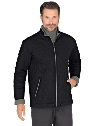 Trigema Herren 678104 Steppjacke, schwarz/bunt, 3XL von Trigema