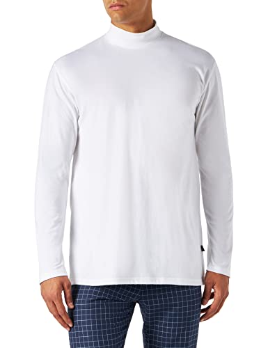 Trigema Herren 637509 Langarmshirt, Weiß (Weiss 001), Large (Herstellergröße: L) von Trigema