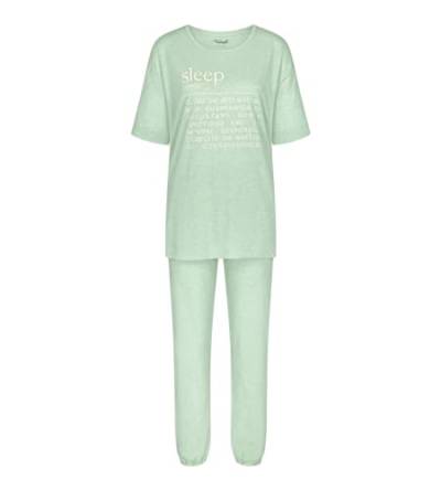 Triumph Women's PK SSL 10 CO/MD Pajama Set, Green-Light Combination, 46 von Triumph