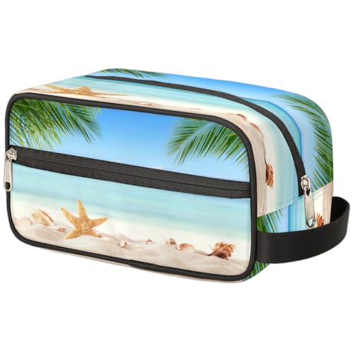 Make-up-Tasche für den Sommer, Strand, für Damen, Herren, Kinder, Mädchen, Jungen, tropische Strand-Kulturbeutel, Kulturbeutel, Kosmetik-Organizer, Duschtasche, farbe, Einheitsgröße, Taschen-Organizer von TropicalLife