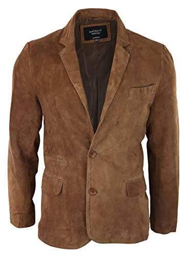 TruClothing.com Herren Lederjacke Echtes Wildleder Blazer Stil Jacke Klassisch von TruClothing.com