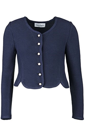 Turi Landhaus Damen Dirndljacke Strick Marine 'Christina', 060 Marine, 46 von Turi Landhaus