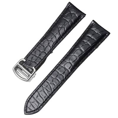 UNCASO Alligator-Uhrenarmband aus echtem Leder für Cartier Solo Tank London Calibo, Uhrenarmband für Damen und Herren, 16 mm, 18 mm, 20 mm, 22 mm, 22 mm, Achat von UNCASO