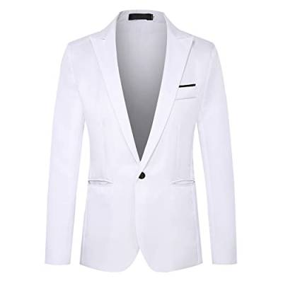 Herren Sportmantel Slim Fit One Knopf Gekerbte Reversanzug Jacken Lässige Solid Blazer von UNeedVog