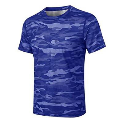 Herren-sportliche T-Shirts Kurzarm Camo Schnell Trockenes T-Shirt-Fitness-t-Shirts von UNeedVog