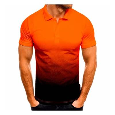 Polo Shirt Herren Shirts Kurzarm Fitness T-Shirt Sommergeschäft Casual Polos von UNeedVog