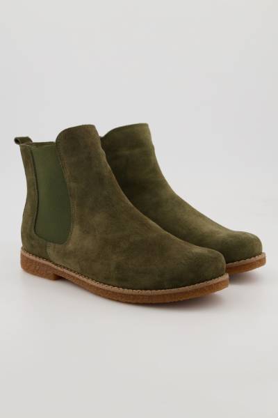 Chelsea-Boots, Damen, grün, Größe: 38, Sonstige/Leder, Ulla Popken von Ulla Popken