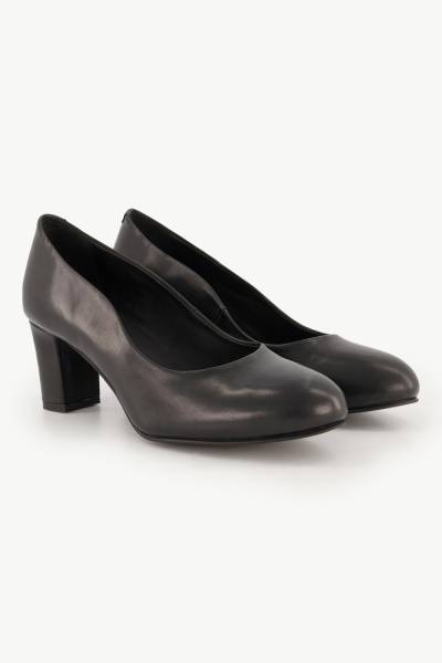 Leder-Pumps, Damen, schwarz, Größe: 39, Leder, Ulla Popken von Ulla Popken