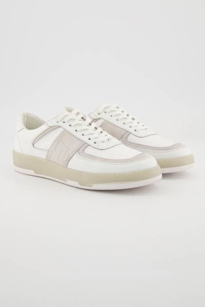 Leder-Sneaker, Damen, weiß, Größe: 41, Leder, Ulla Popken von Ulla Popken