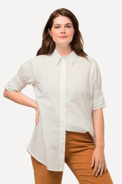 Große Größen Shirtbluse, Damen, beige, Größe: 58/60, Baumwolle, Ulla Popken von Ulla Popken