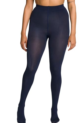 Ulla Popken Damen Thermo-strumpfhose, Marine Strumpfhosen, Navy, 42-44 Große Größen EU von Ulla Popken