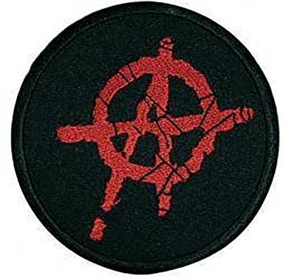 Anarchy - Aufnäher, Farbe: Schwarz/Rot von Unbekannt