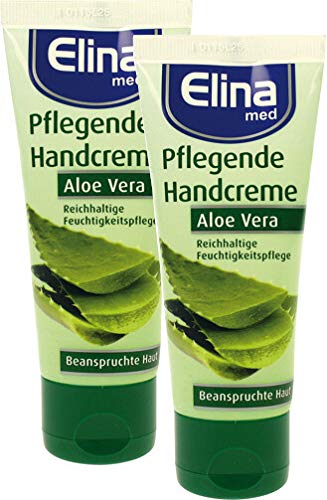 Elina Aloe Vera Handcreme 75ml in Tube, 2er Pack von Unbekannt