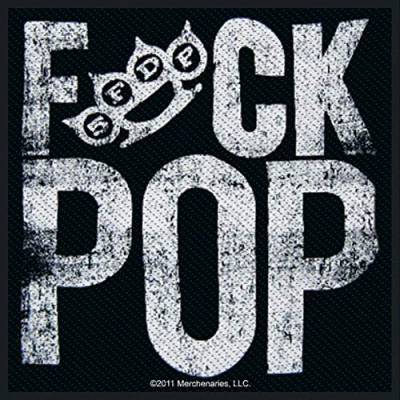 Five Finger Death Punch Fuck Pop Unisex Patch Standard 100% Polyester Undefiniert Band-Merch, Bands von Unbekannt