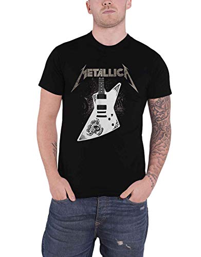 Metallica Papa Het Guitar Männer T-Shirt schwarz XXL 100% Baumwolle Band-Merch, Bands von Metallica