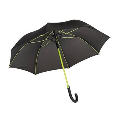 Regenschirm Ø103 cm Cancan Stockschirm 0,47 kg Automatik Schirm Farbwahl (schwarz, hellgrün) von Unbekannt