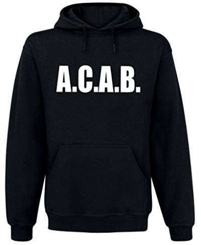 Unbekannt A.C.A.B. - Kapuzenpullover, Farbe: Schwarz, Größe: L von Unbekannt