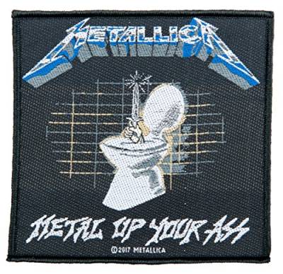 JORBO Unbekannt Metallica Metal Up Your Ass Aufnäher Metallica Patch Gewebt & Lizenziert !! von Unbekannt