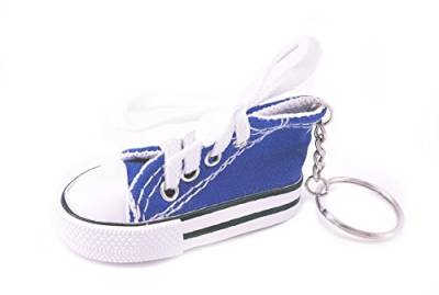 Unbekannt Sneaker Baby Kinder süßer Kleiner Schuh Schlüsselanhänger Anhänger | Geburt | Mädchen | Junge | Geschenk | blau von Unbekannt